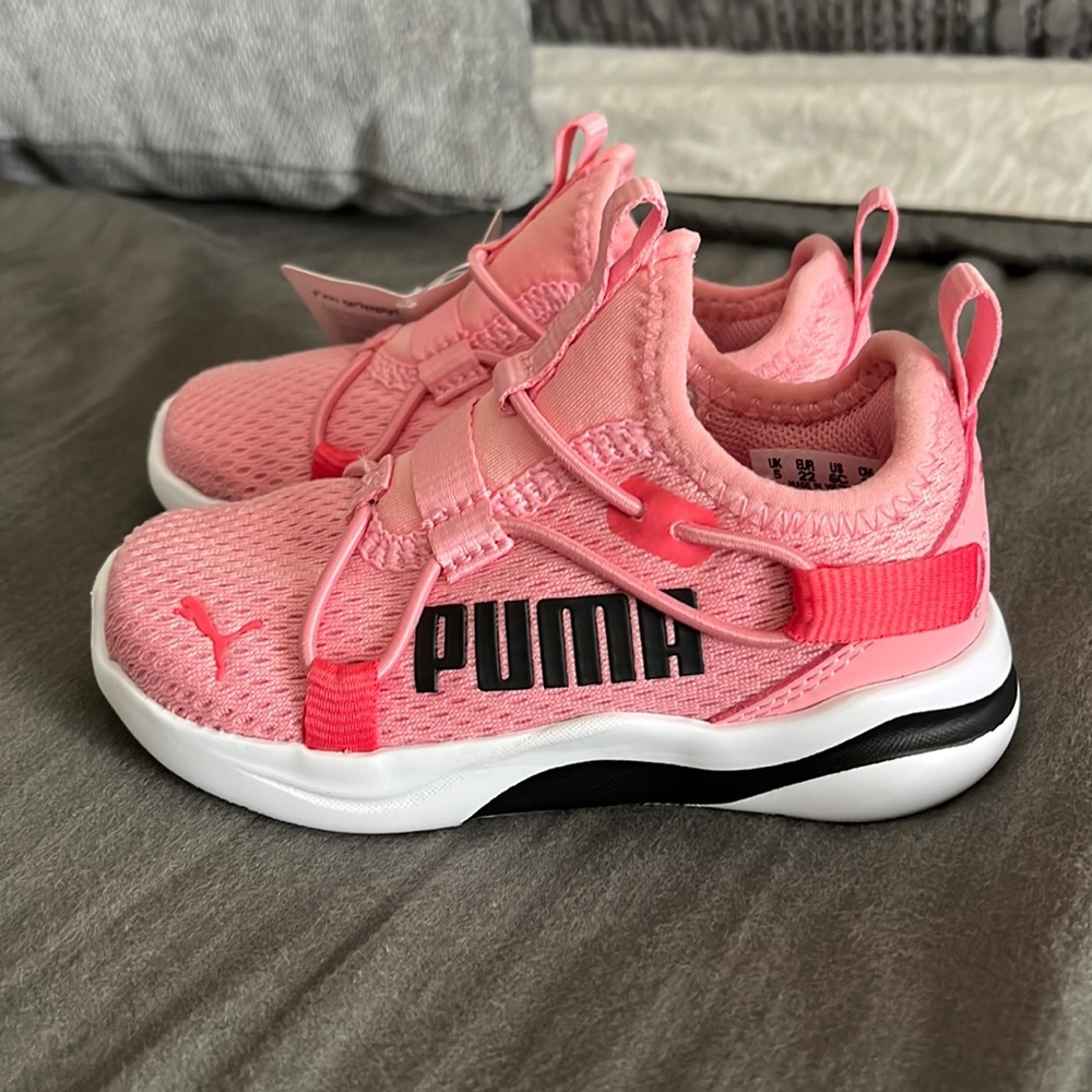 Puma pink sneakers size 6c